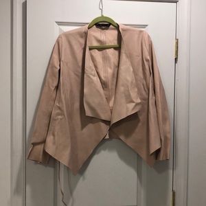 Zara faux leather jacket